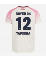 Bayer Leverkusen Edmond Tapsoba #12 Venkovní Dres 2025-26 Krátký Rukáv Bayer Leverkusen Edmond Tapsoba #12 Venkovní Dres 2025-26 Krátký Rukáv